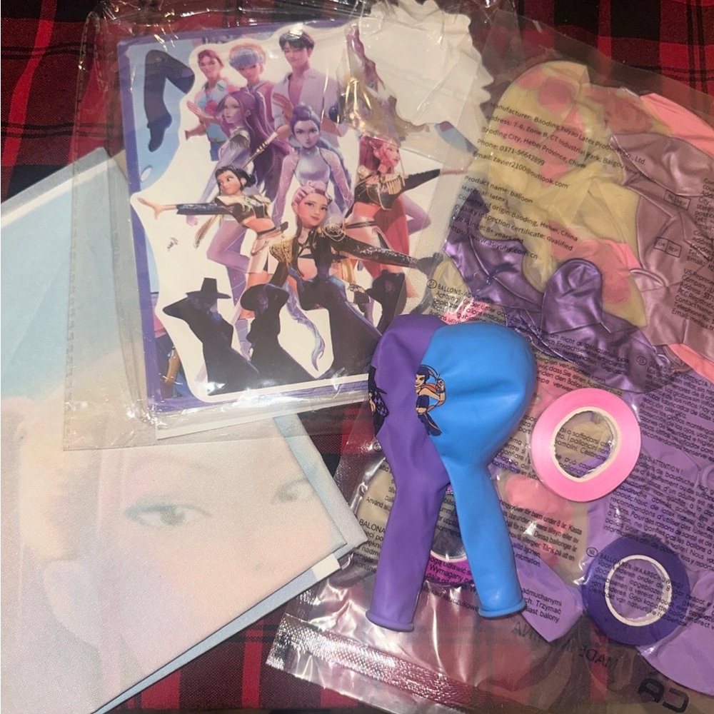 K pop demon hunter birthday supplies